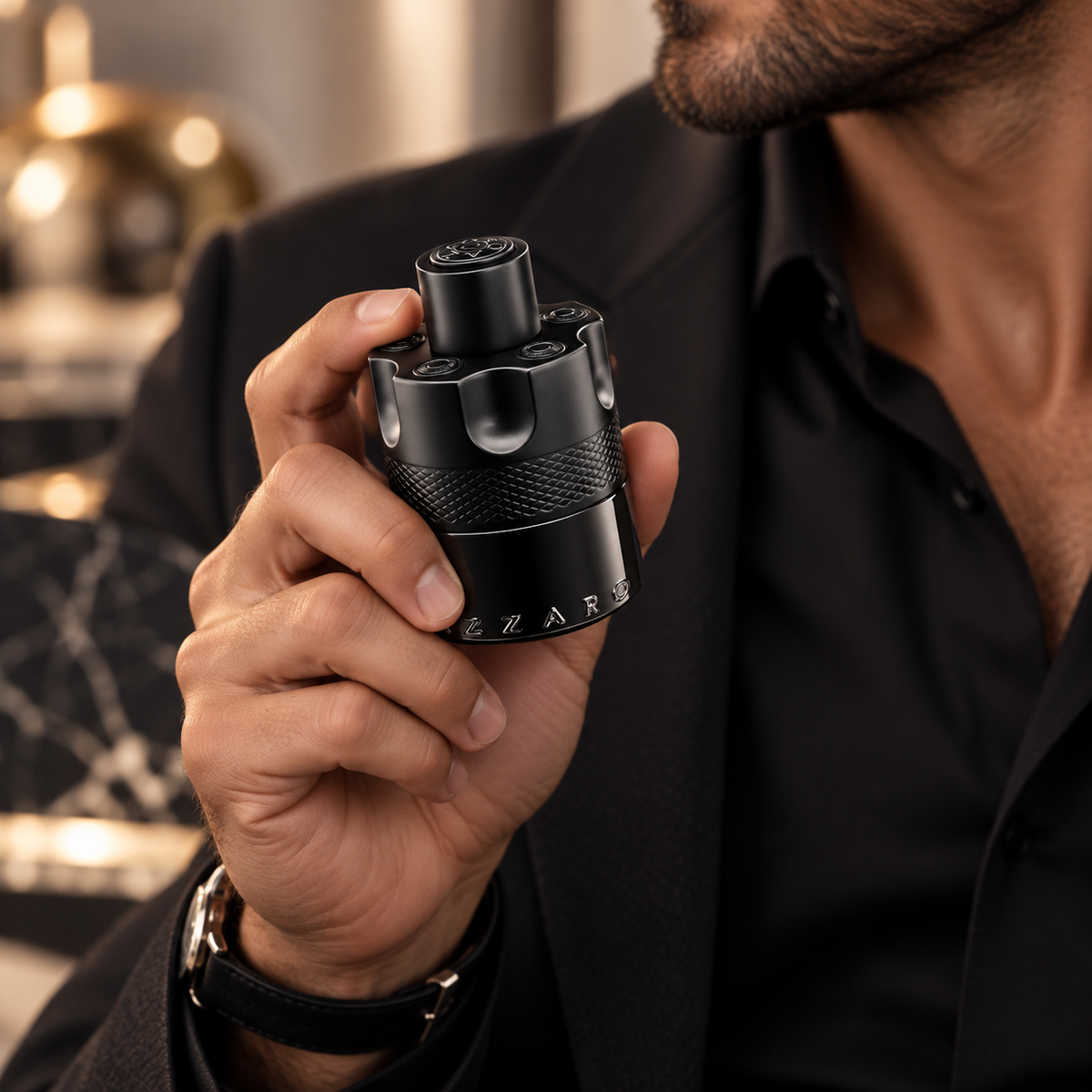 Azzaro The Most Wanted Eau de Parfum Intense for Men, 1.7 Ounce