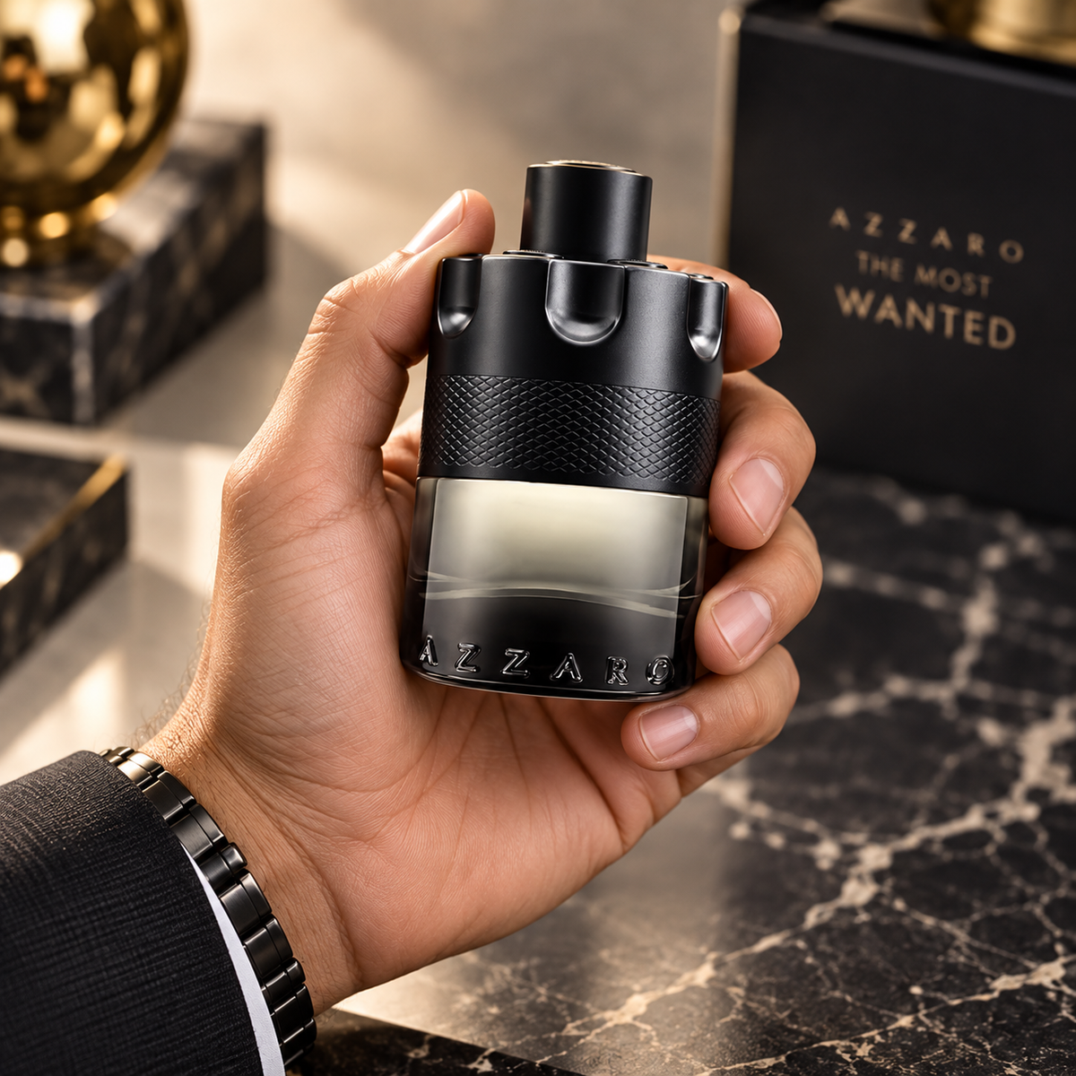 Azzaro The Most Wanted Eau de Toilette Intense for Men, 3.4 Ounce
