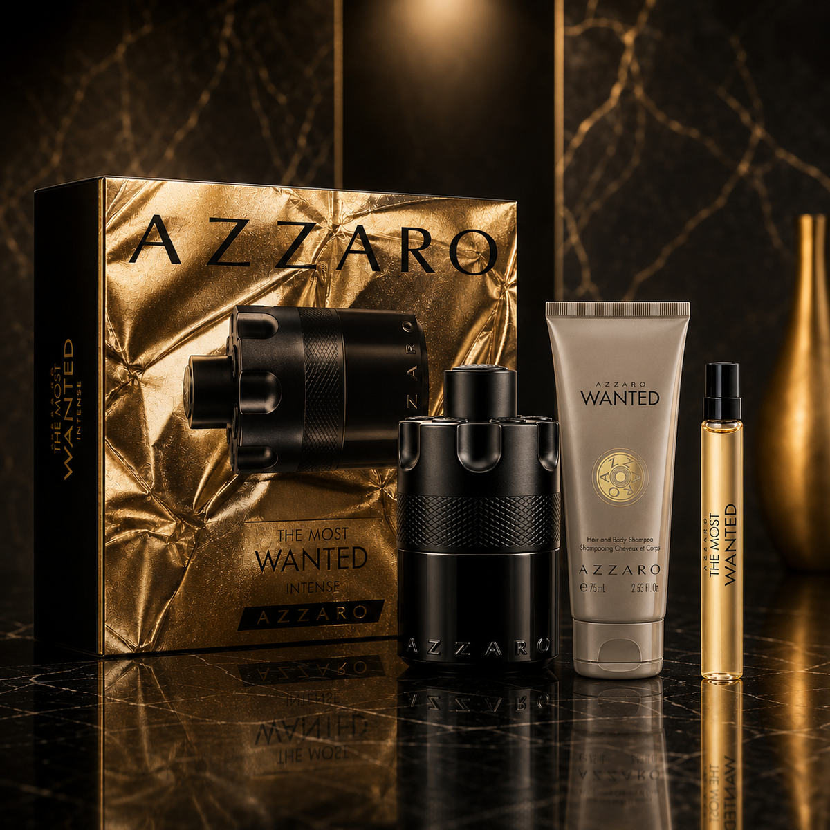 Azzaro The Most Wanted Eau de Parfum Intense 3-Piece Gift Set for Men