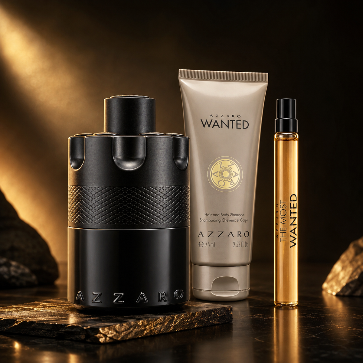 Azzaro The Most Wanted Eau de Parfum Intense 3-Piece Gift Set for Men