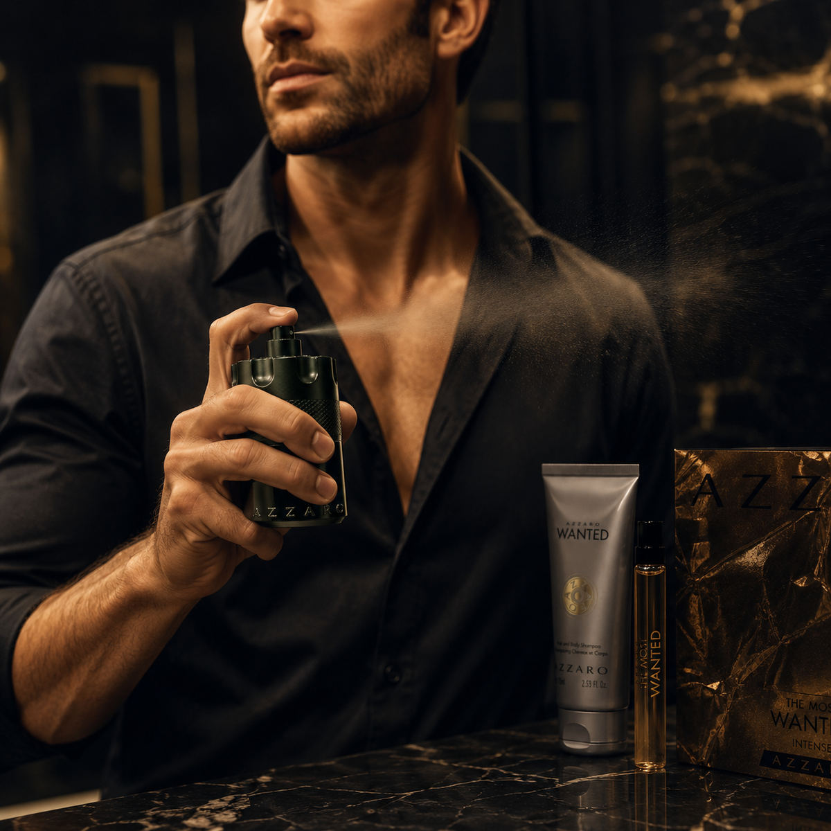 Azzaro The Most Wanted Eau de Parfum Intense 3-Piece Gift Set for Men