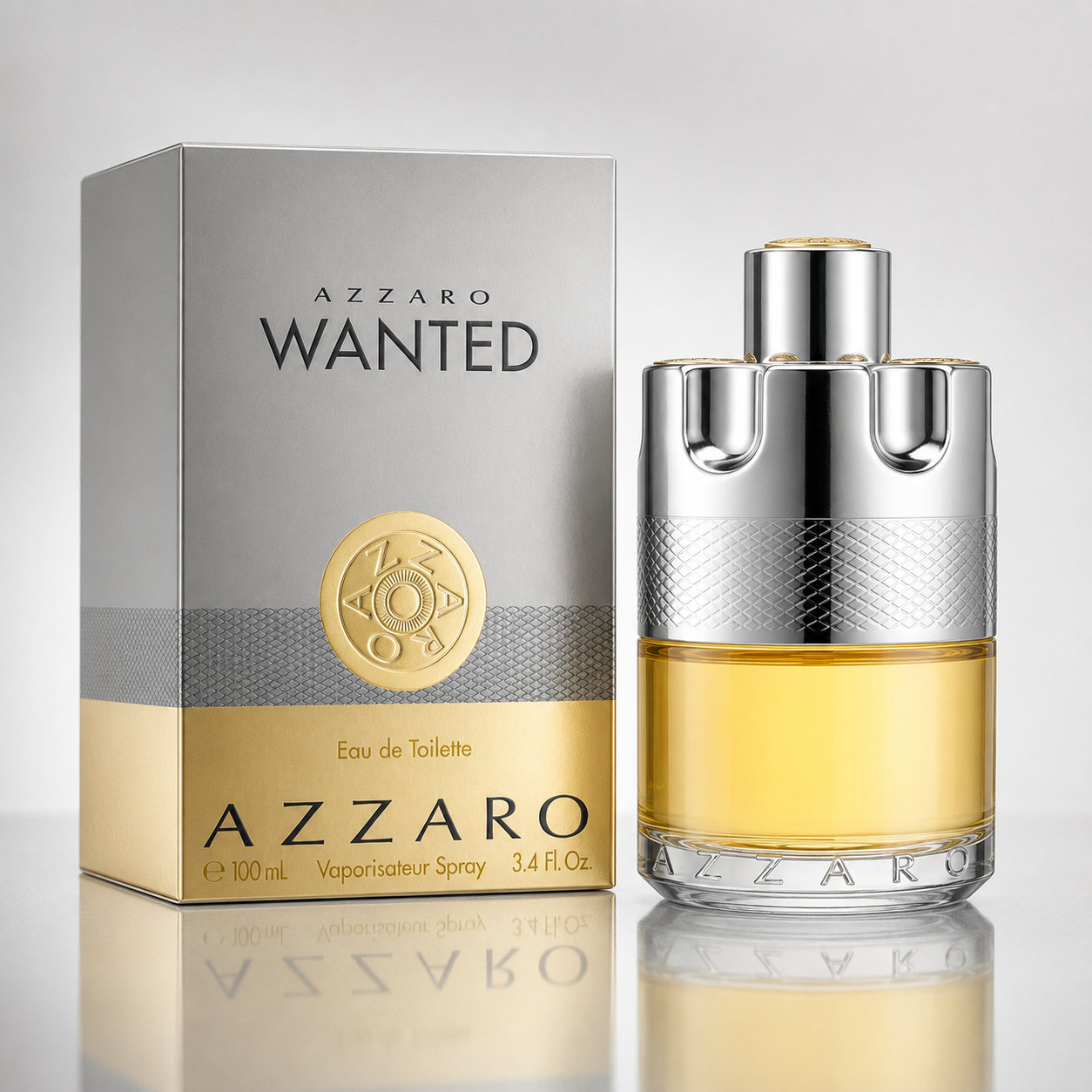 Azzaro Wanted Eau de Toilette for Men 3.4 Ounce