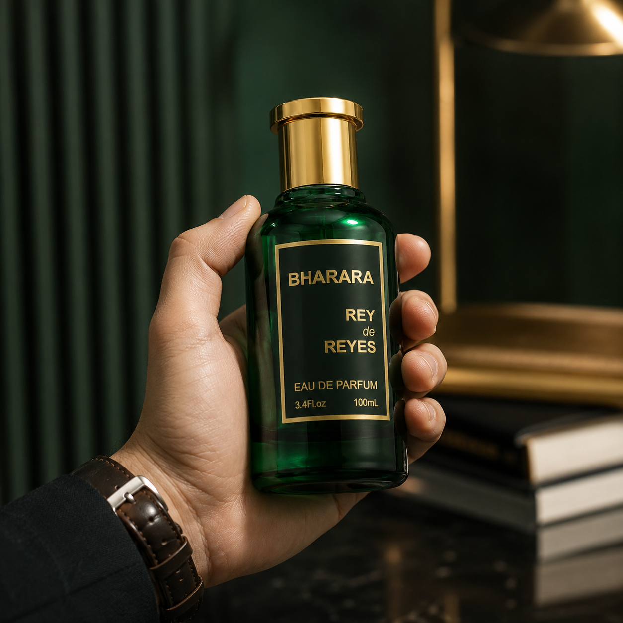 Bharara Rey de Reyes Eau de Parfum Spray For Men 3.4 Ounce