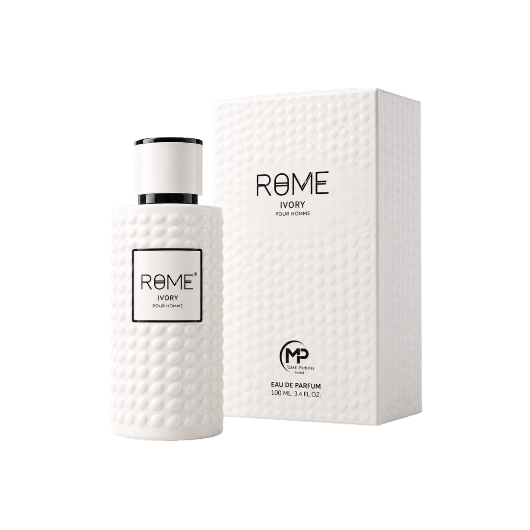 Bharara Rome Ivory Pour Homme Eau de Parfum for Men, 3.4 Ounce