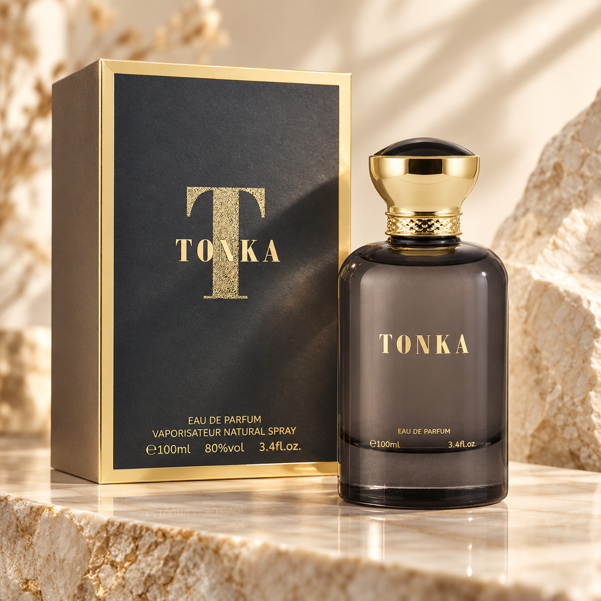 Bharara Tonka Eau de Parfum for Unisex, 3.4 Ounce