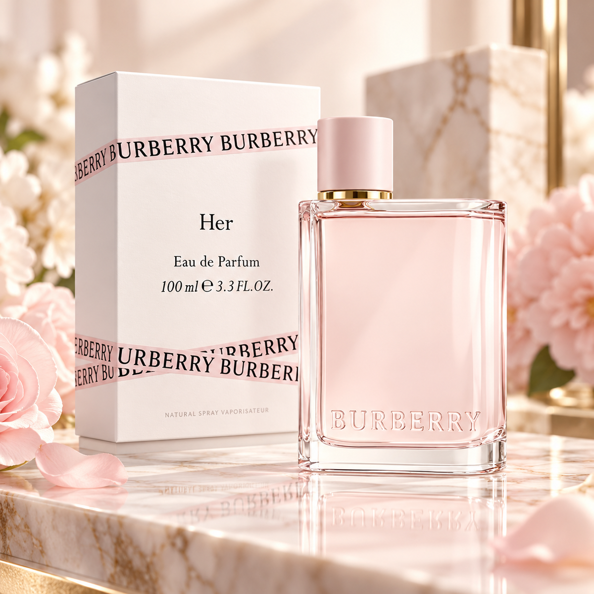 Burberry Her Eau de Parfum for Women 3.4 Ounce
