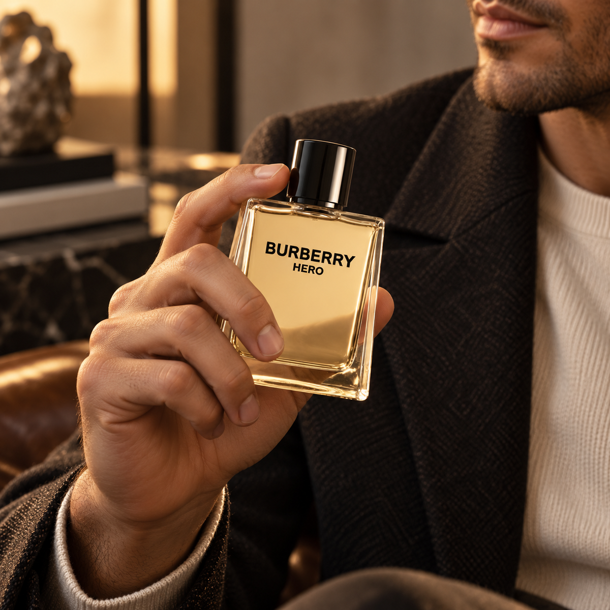 Burberry Hero Eau de Toilette for Men 3.4 Ounce
