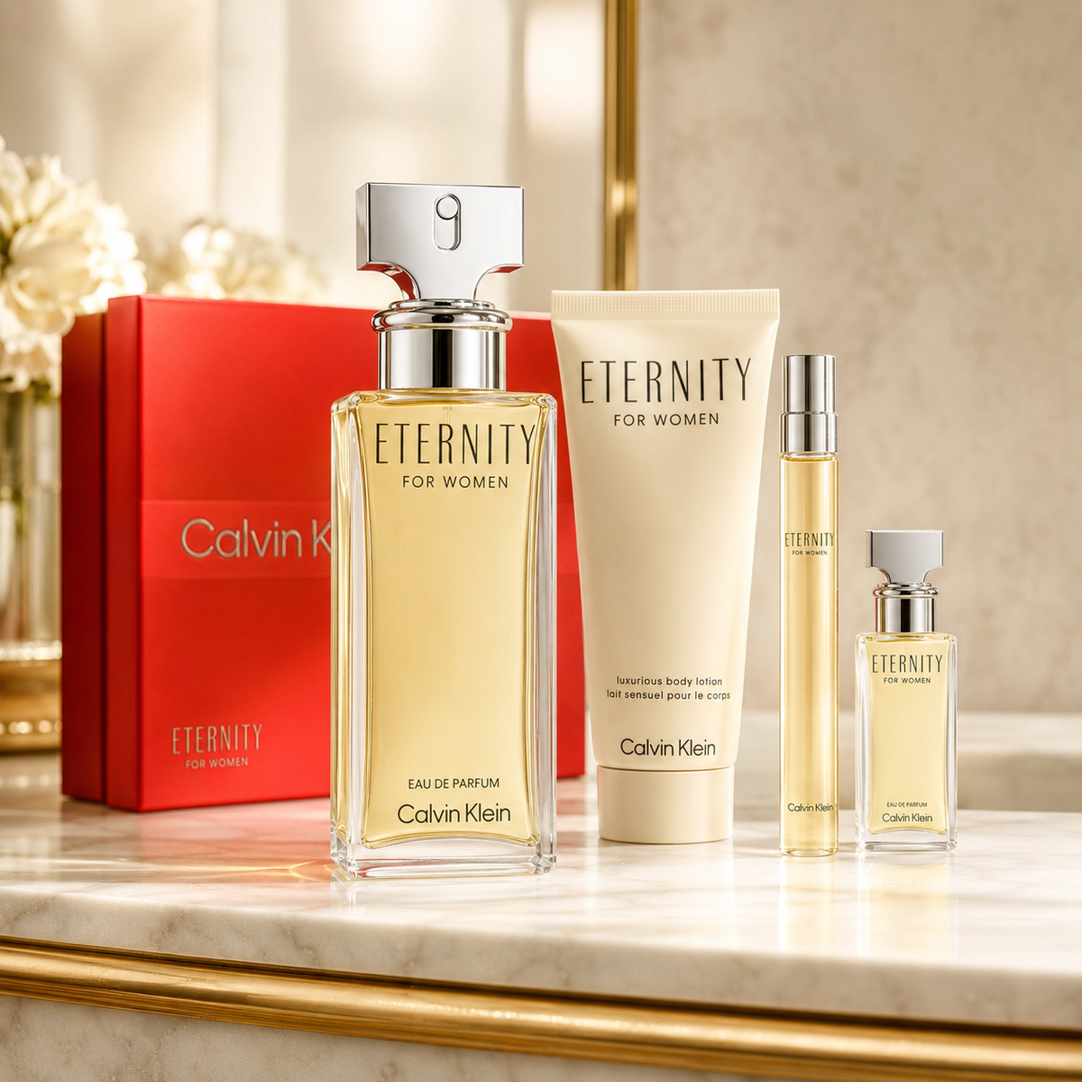 Calvin Klein Eternity 4-Piece Gift Set for Women