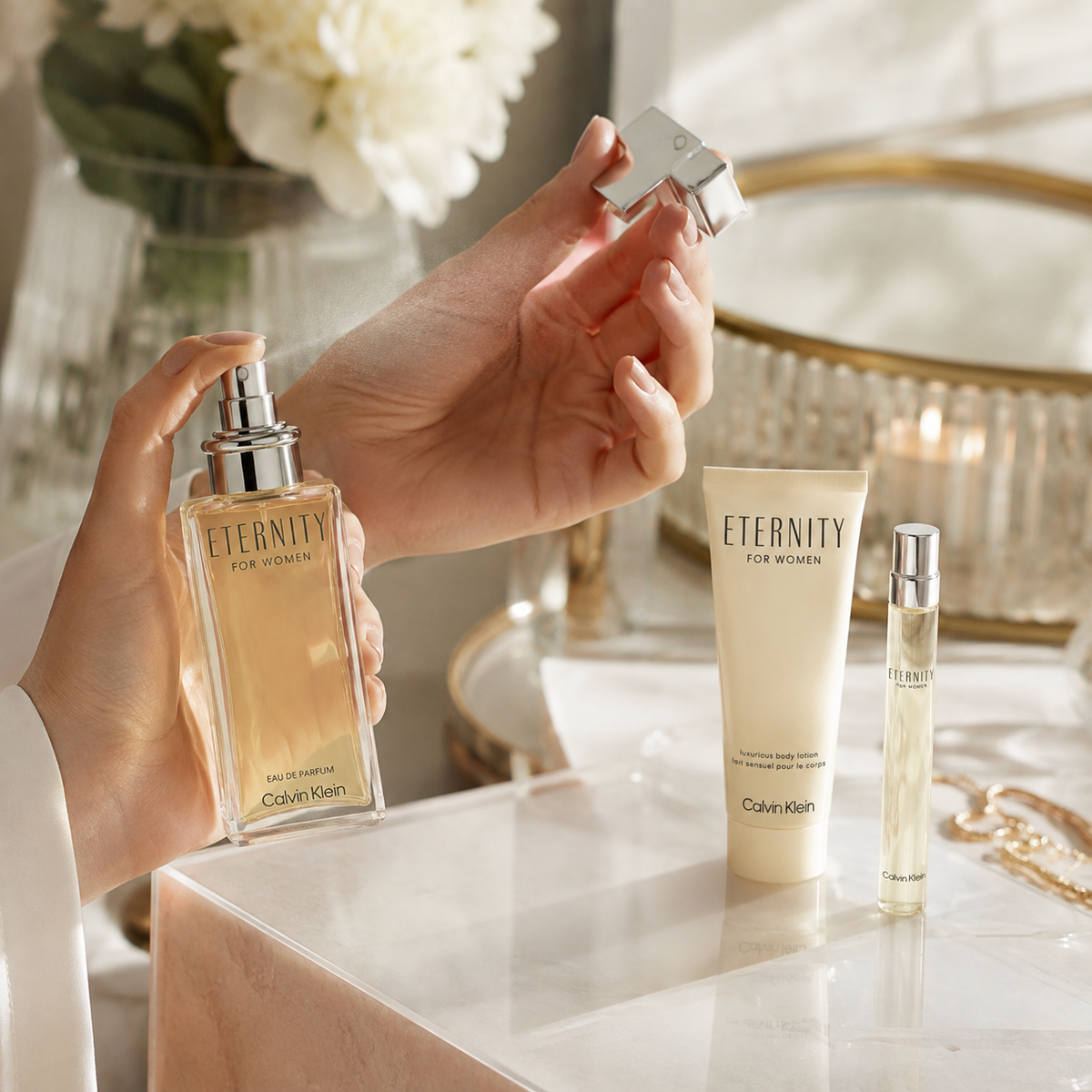 Calvin Klein Eternity 4-Piece Gift Set for Women