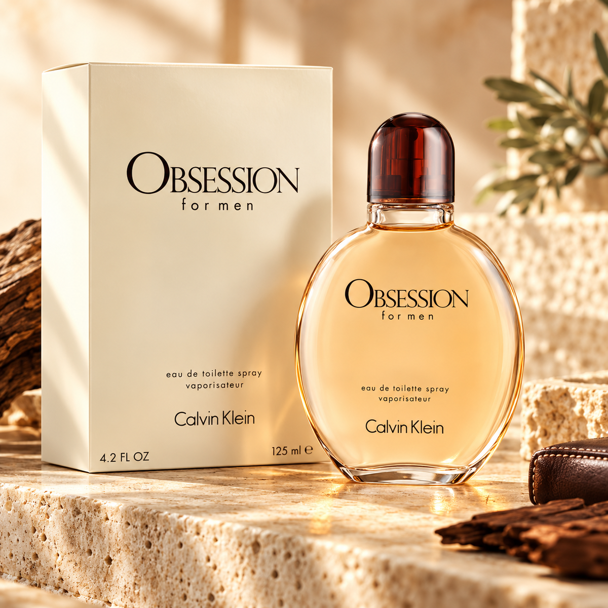 Calvin Klein Obsession Eau de Toilette for Men 4.2 Ounce