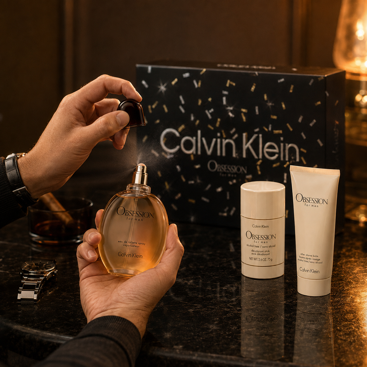 Calvin Klein Obsession 3-Piece Gift Set for Men