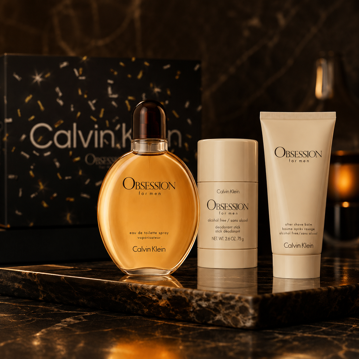 Calvin Klein Obsession 3-Piece Gift Set for Men