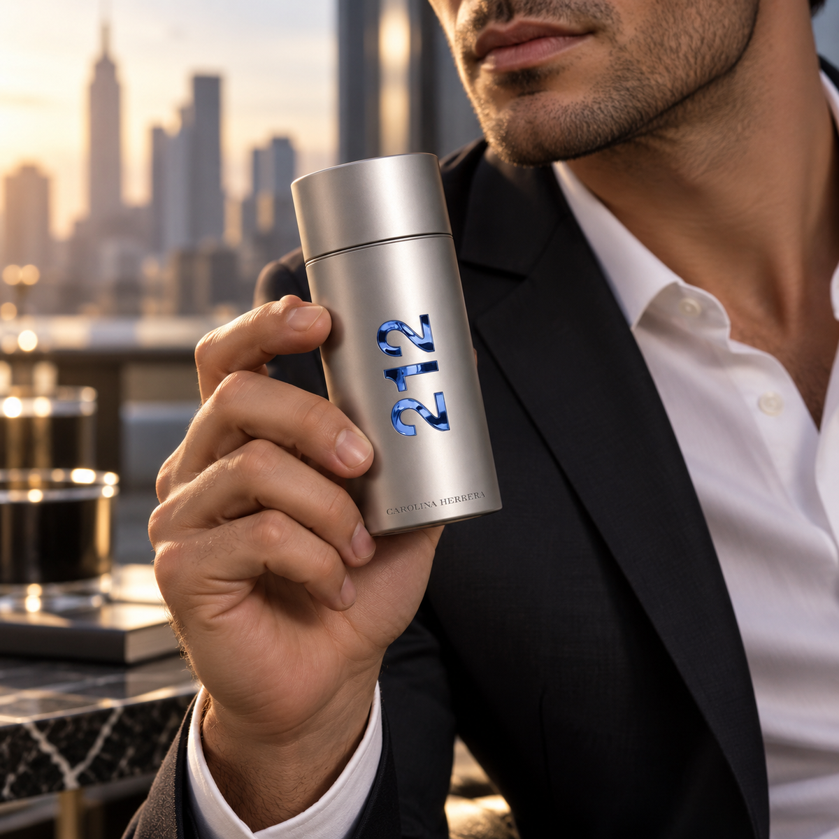 Carolina Herrera 212 NYC Men Eau de Toilette for Men 3.4 Ounce