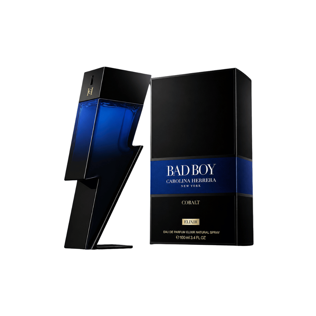 Carolina Herrera Bad Boy Cobalt Elixir Eau de Parfum for Men 3.4 Ounce