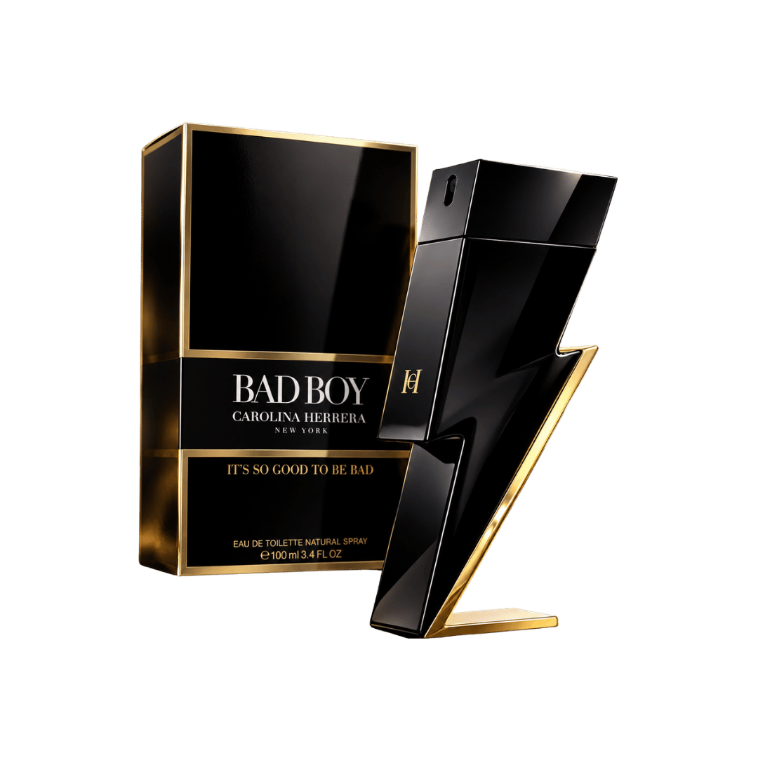 Carolina Herrera Bad Boy Eau de Toilette for Men 3.4 Ounce