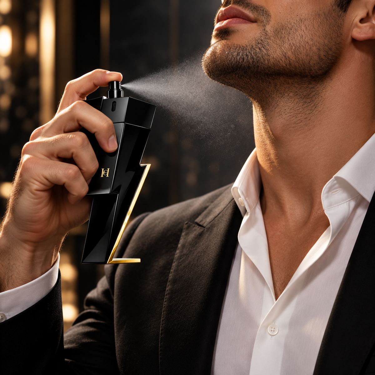 Carolina Herrera Bad Boy Eau de Toilette for Men 3.4 Ounce