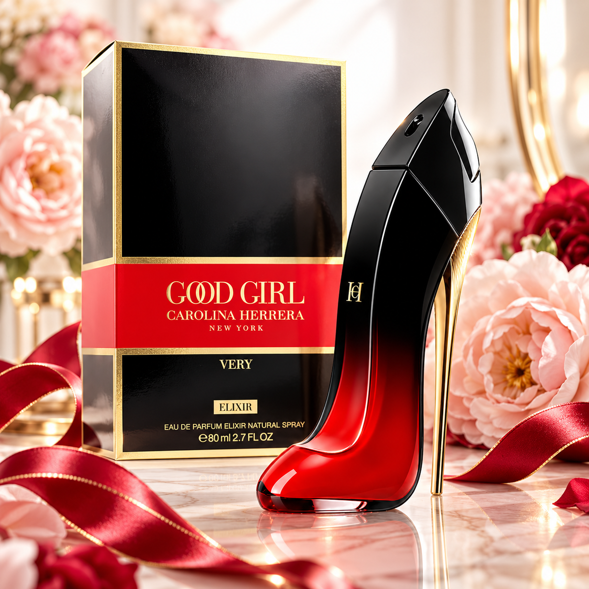 Carolina Herrera Very Good Girl Elixir Eau de Parfum for Women 2.7 Ounce
