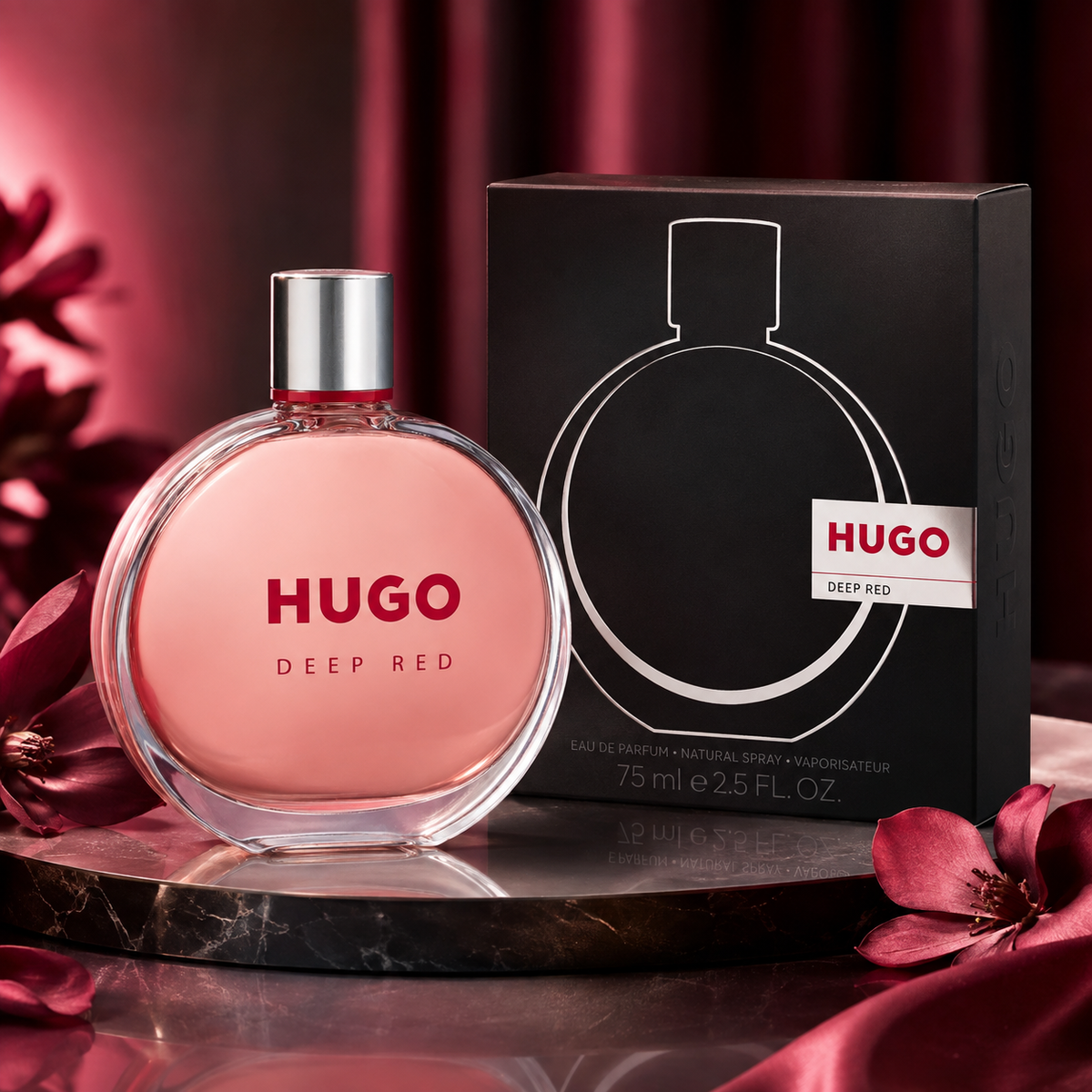 Hugo Boss Deep Red Eau de Parfum for Women 2.5 Ounce
