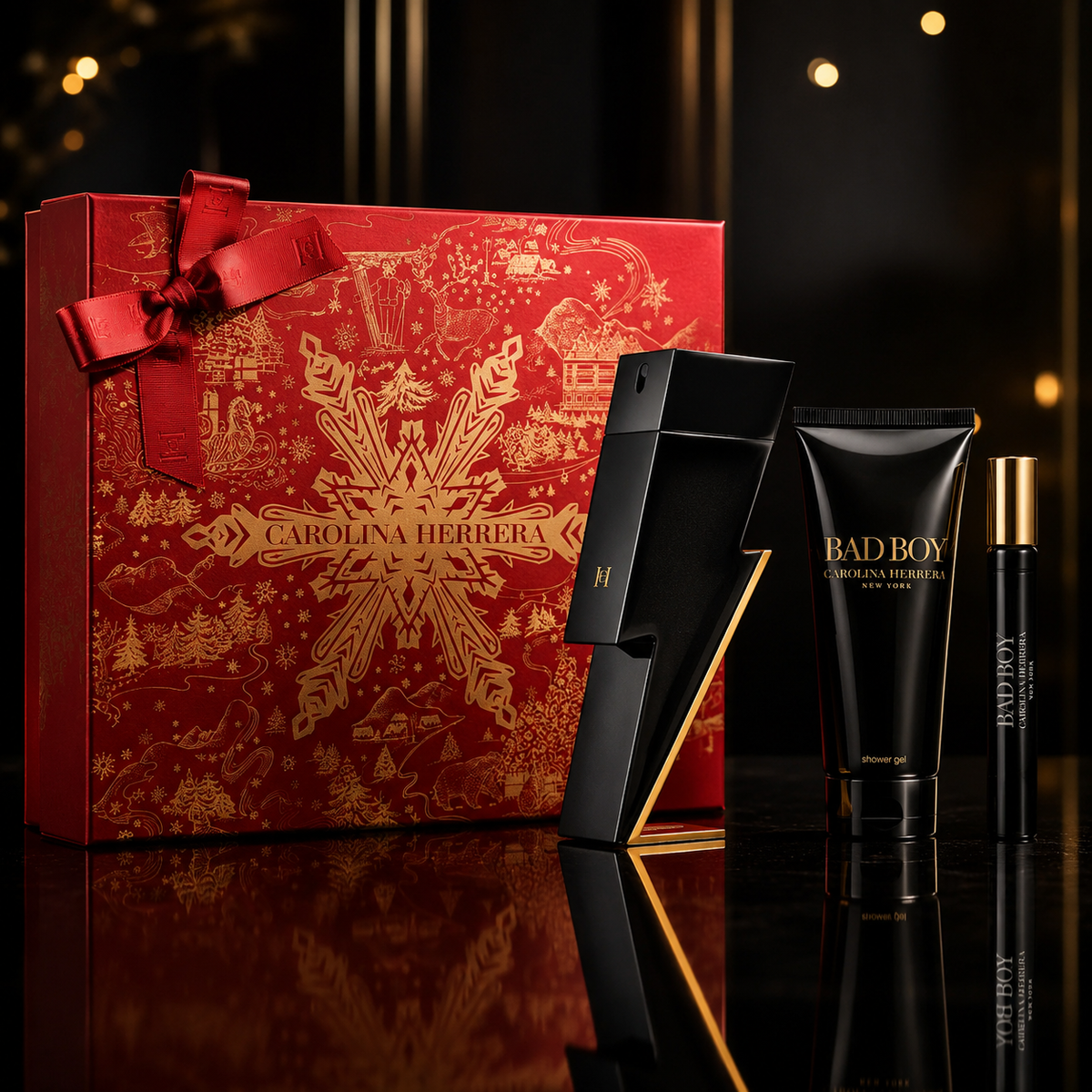 Carolina Herrera Bad Boy 3-Piece Gift Set for Men