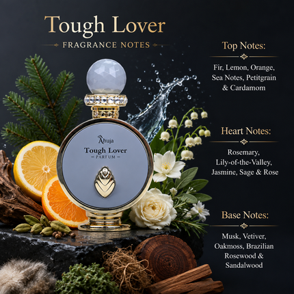 Ahuja Tough Lover Eau de Parfum for Men 3.4 Ounce