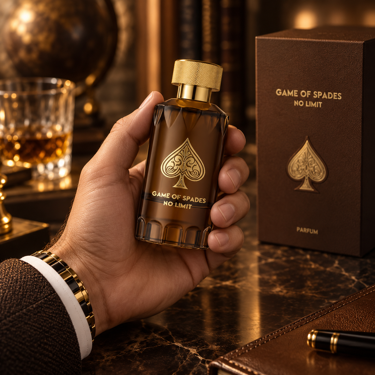 Jo Milano Game of Spades No Limit Parfum for Unisex 3.4 Ounce