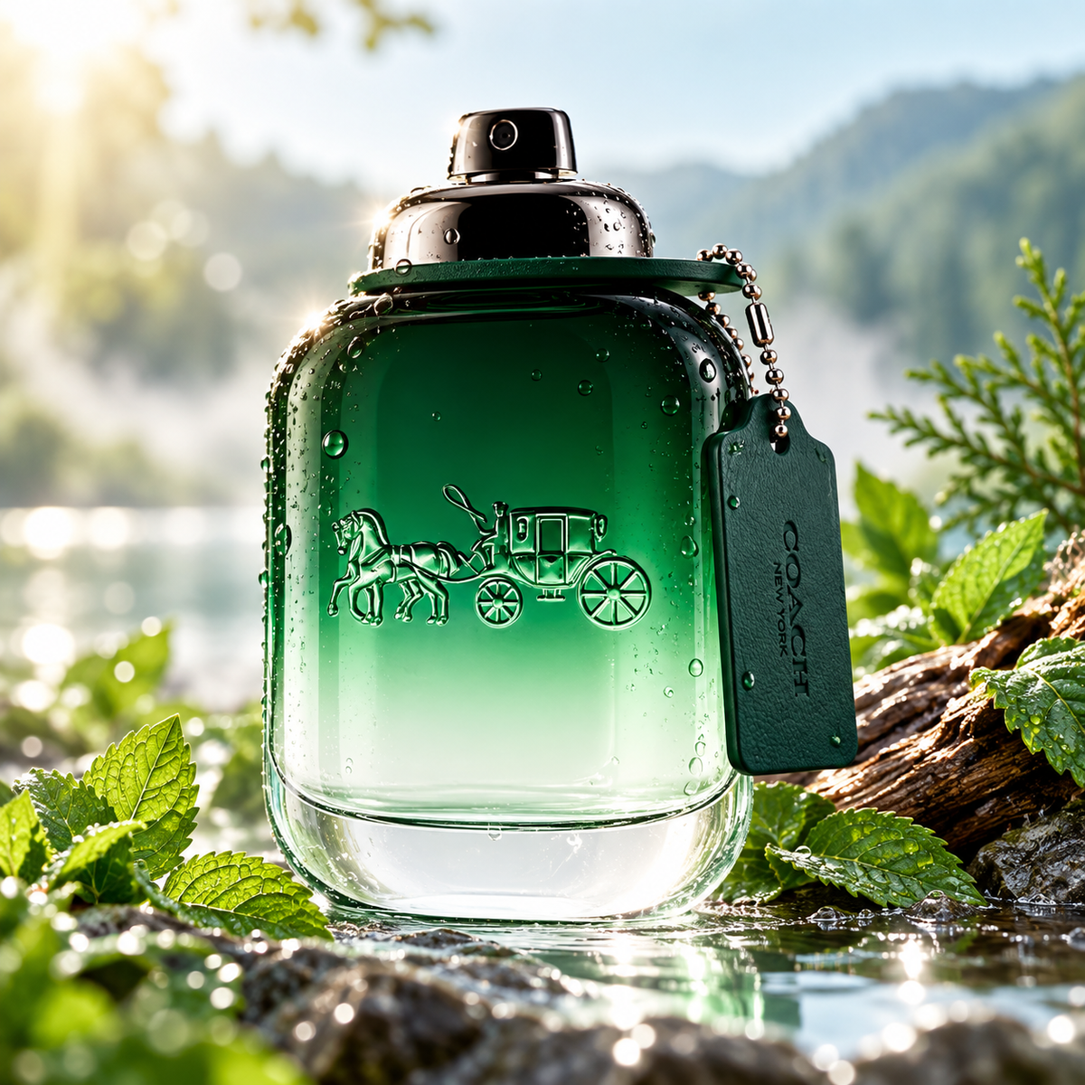 Coach Green Eau de Toilette for Men 3.4 Ounce
