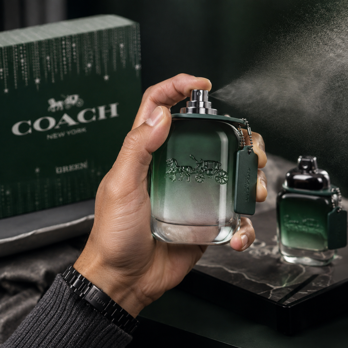 Coach Green 2-Piece Gift Set for Men