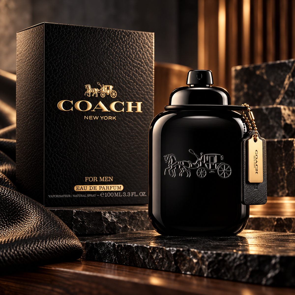 Coach New York Eau de Parfum for Men 3.4 Ounce