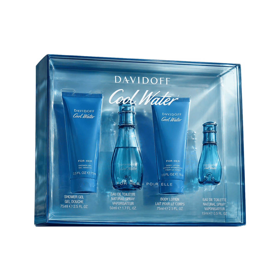 Davidoff Cool Water 4-Piece Gift Set for Women