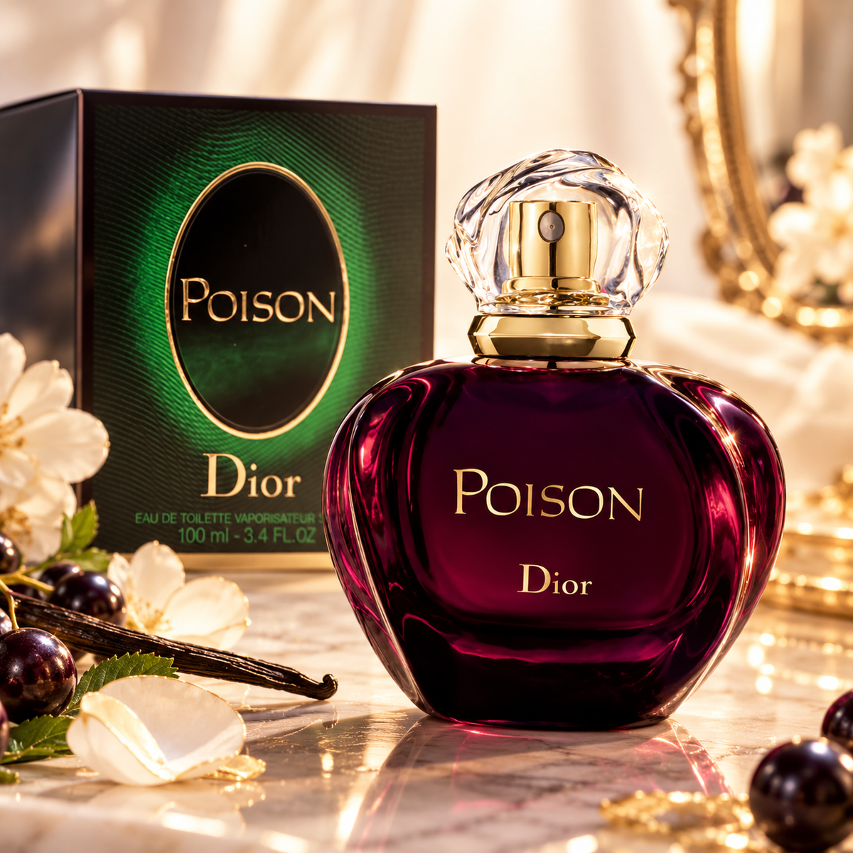 Dior Poison Eau de Toilette for Women 3.4 Ounce