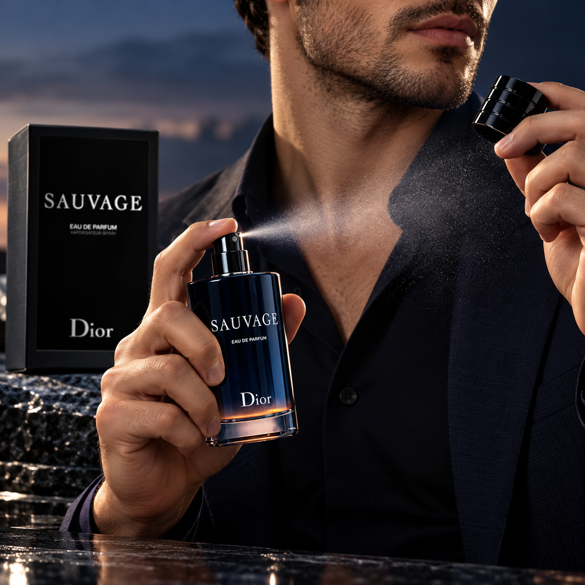 Dior Sauvage Eau de Parfum for Men 3.4 Ounce