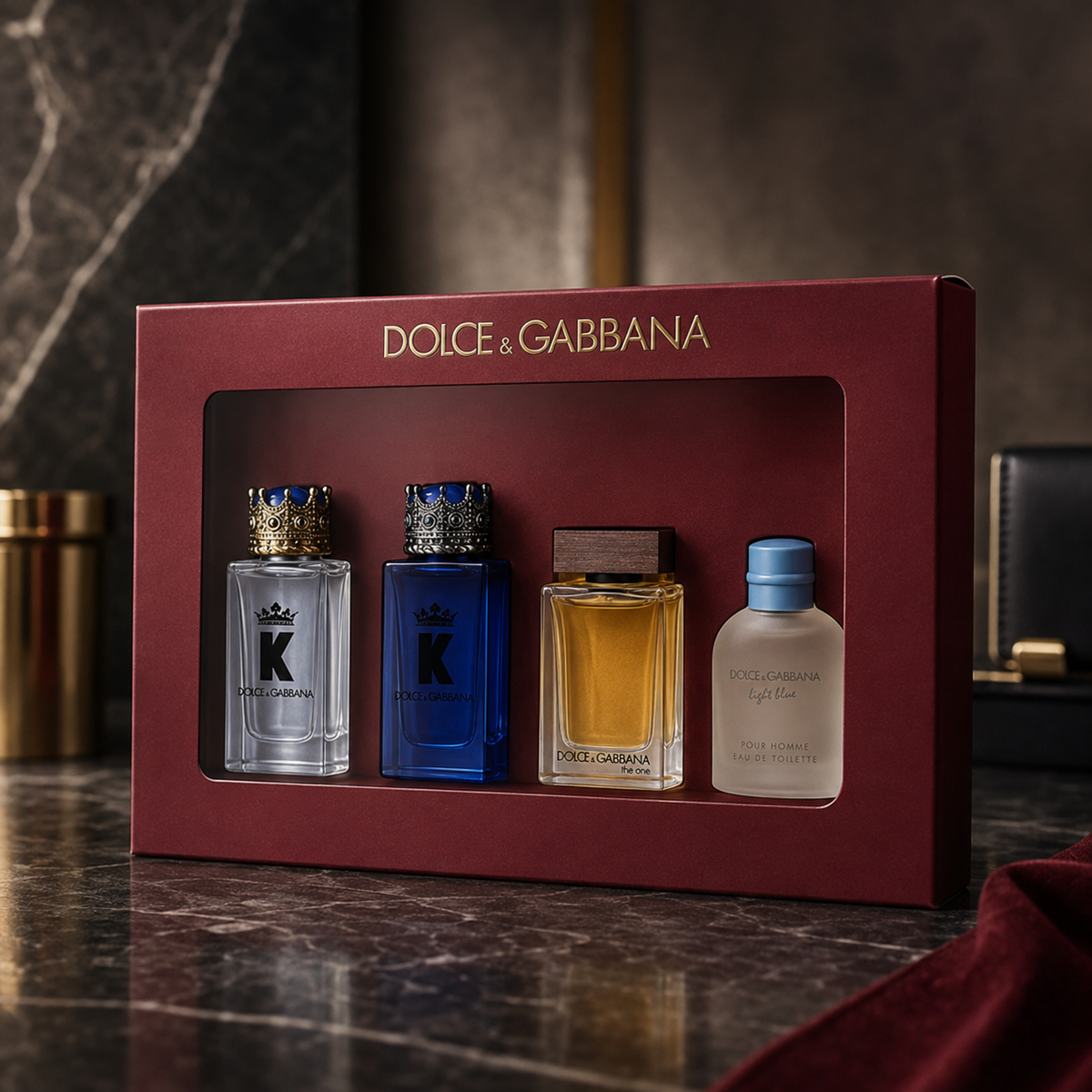 Dolce & Gabbana Mini 4-Piece Gift Set for Men