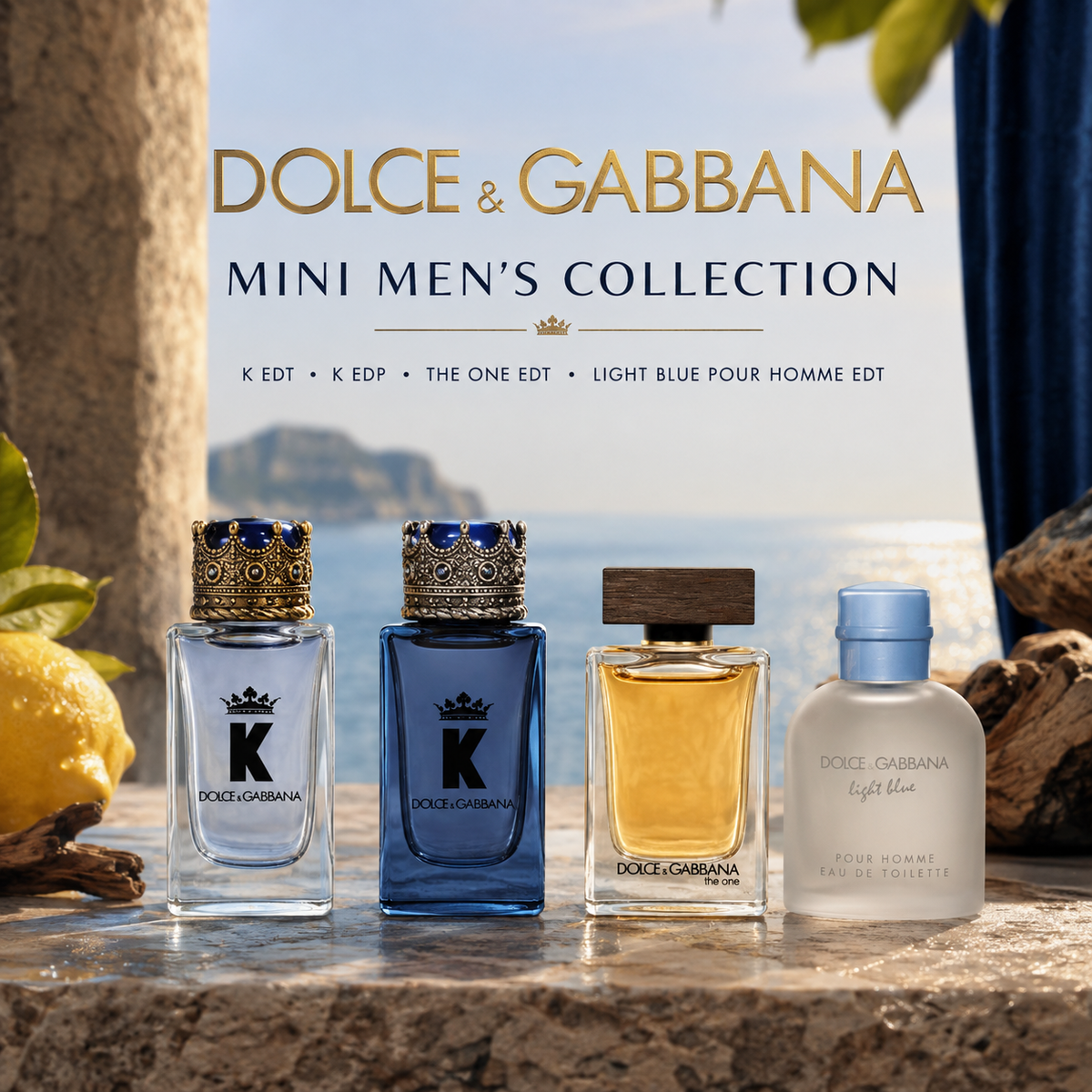 Dolce & Gabbana Mini 4-Piece Gift Set for Men
