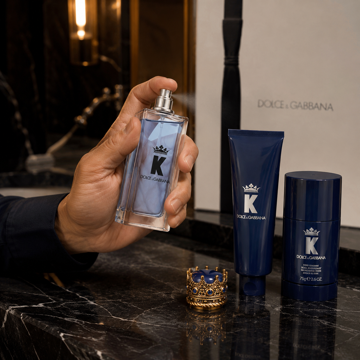 Dolce & Gabbana K 3-Piece Gift Set for Men (Eau de Parfum)