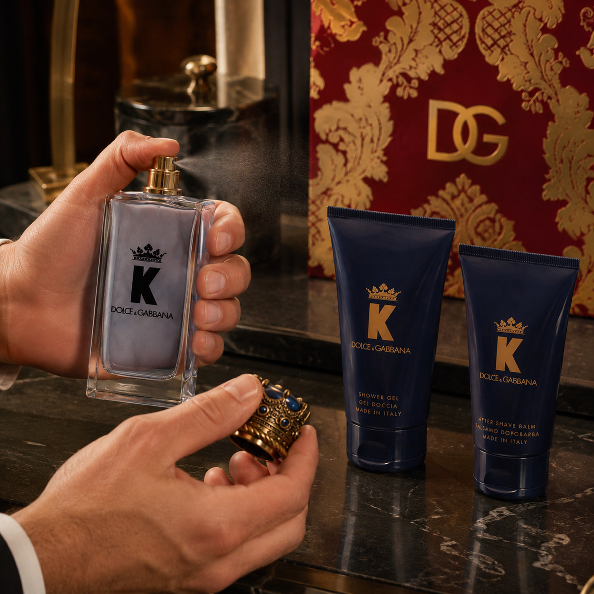 Dolce & Gabbana K 3-Piece Gift Set for Men (Eau de Toilette)