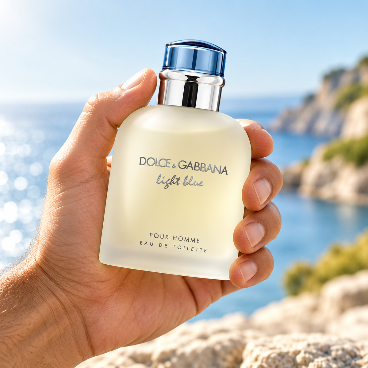 Dolce & Gabbana Light Blue Pour Homme Eau de Toilette for Men 3.4 Ounce