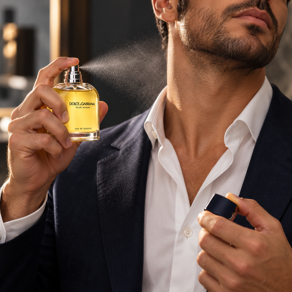 Dolce & Gabbana Pour Homme Eau de Toilette for Men 2.5 Ounce