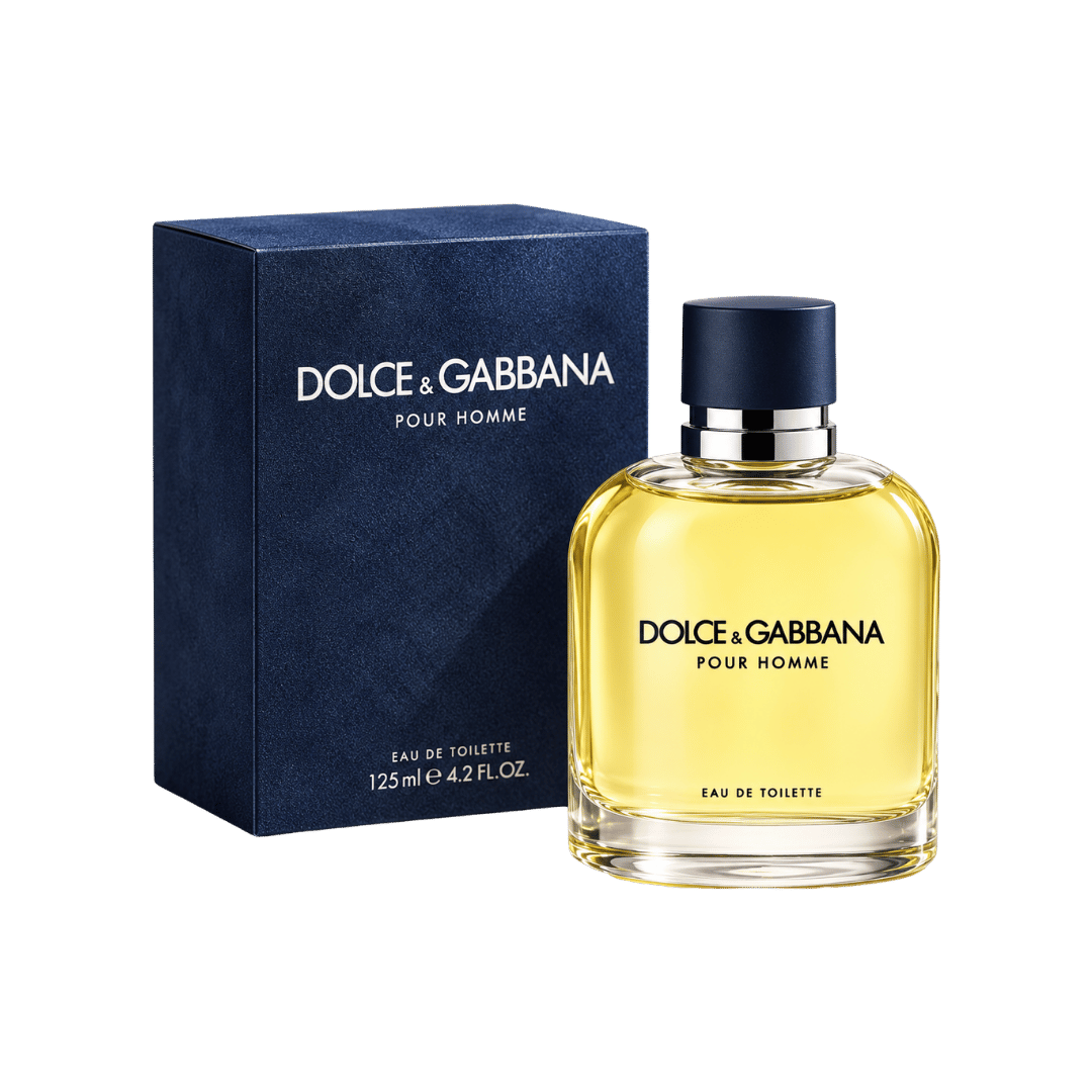 Dolce & Gabbana Pour Homme Eau de Toilette for Men 4.2 Ounce