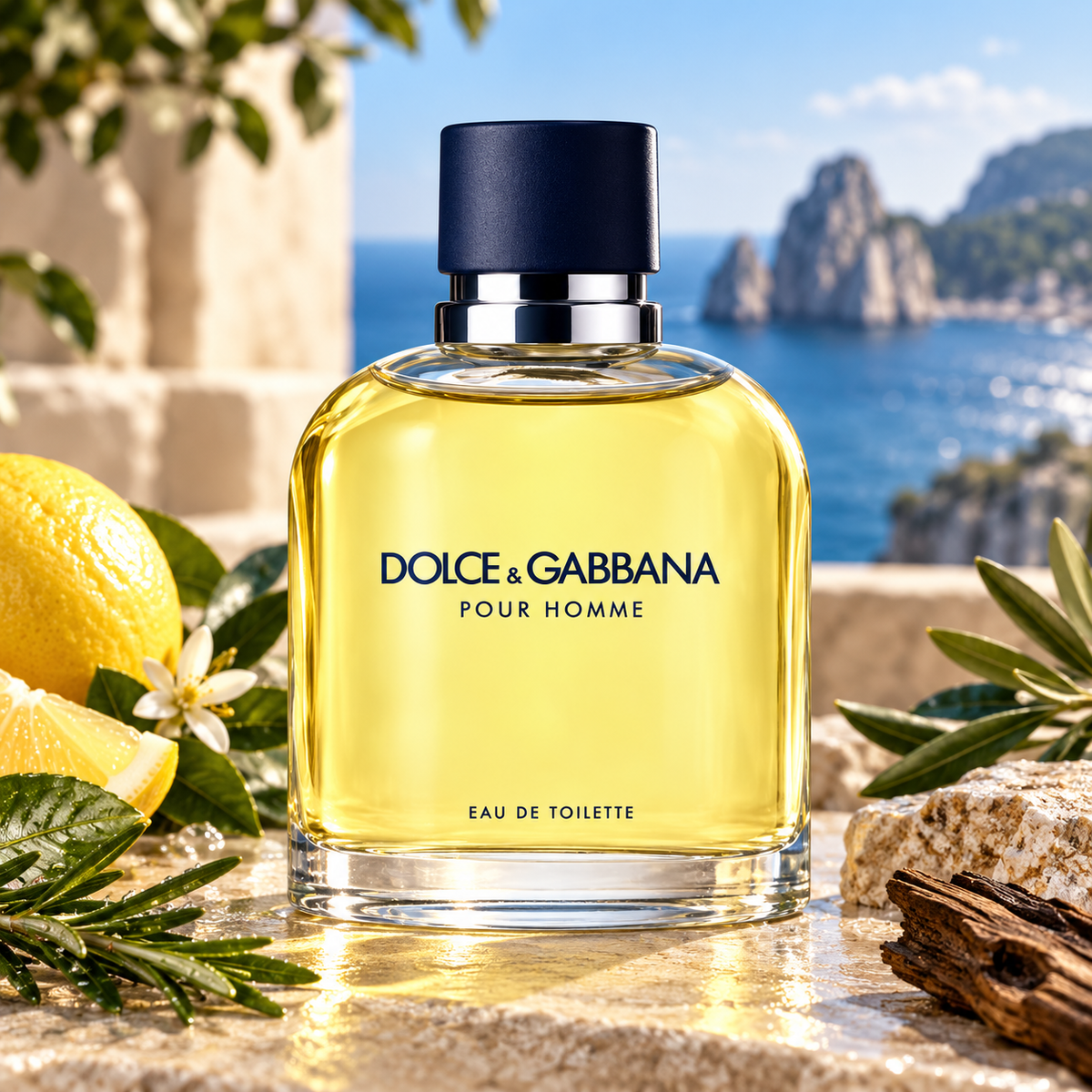 Dolce & Gabbana Pour Homme Eau de Toilette for Men 4.2 Ounce