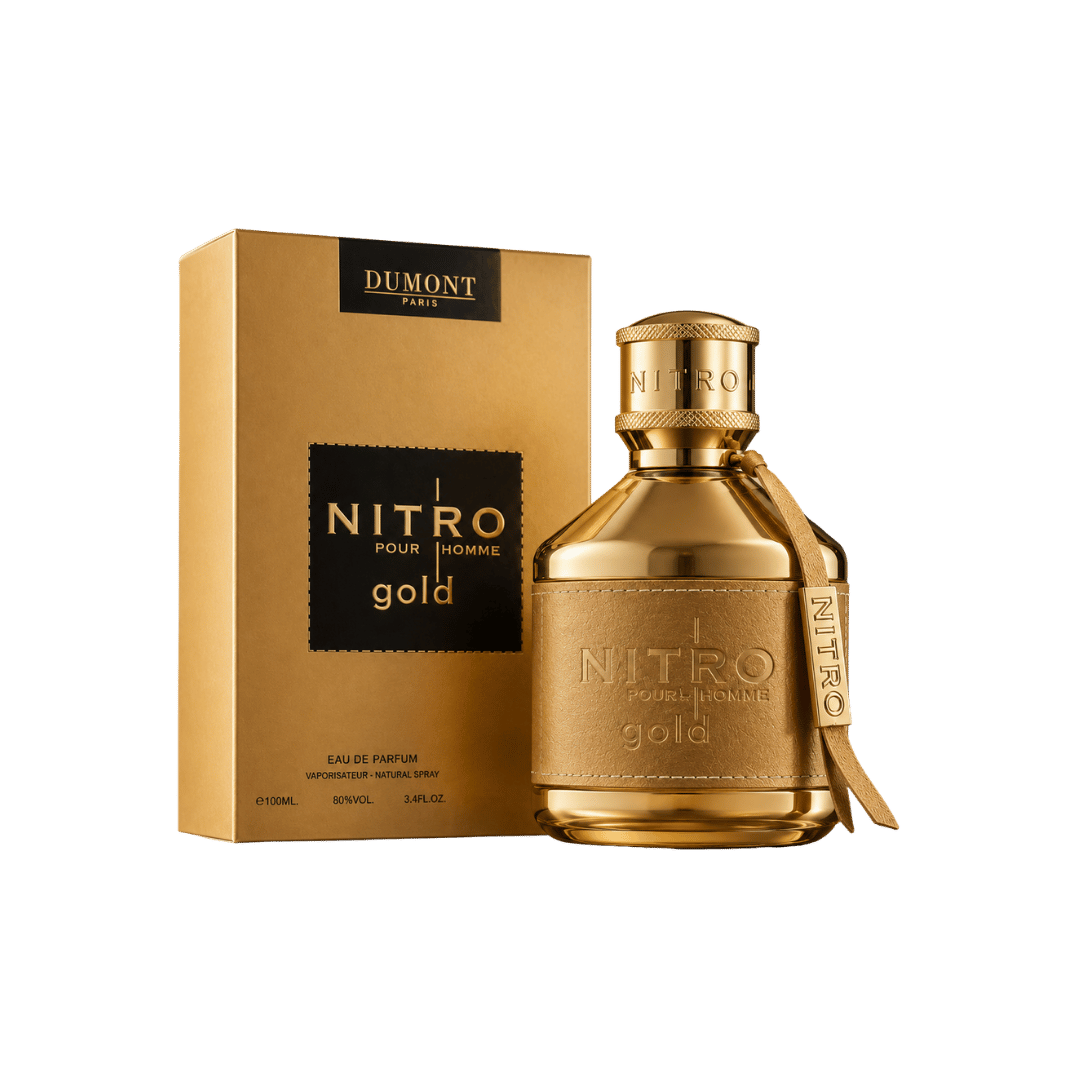 Dumont Nitro Gold Pour Homme Extrait De Parfum For Men 3.4 Ounce