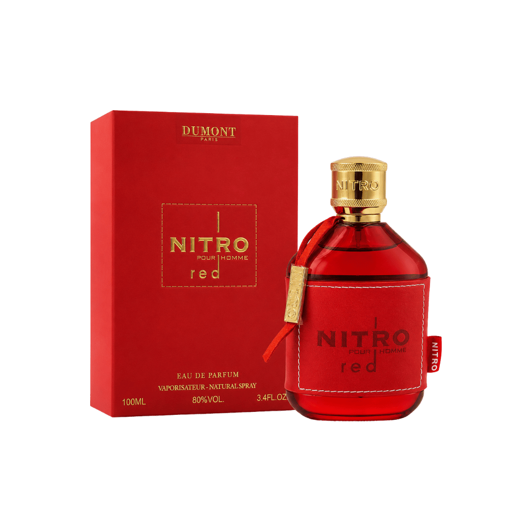 Dumont Nitro Red for Men Eau De Parfum Spray, 3.4 Ounce