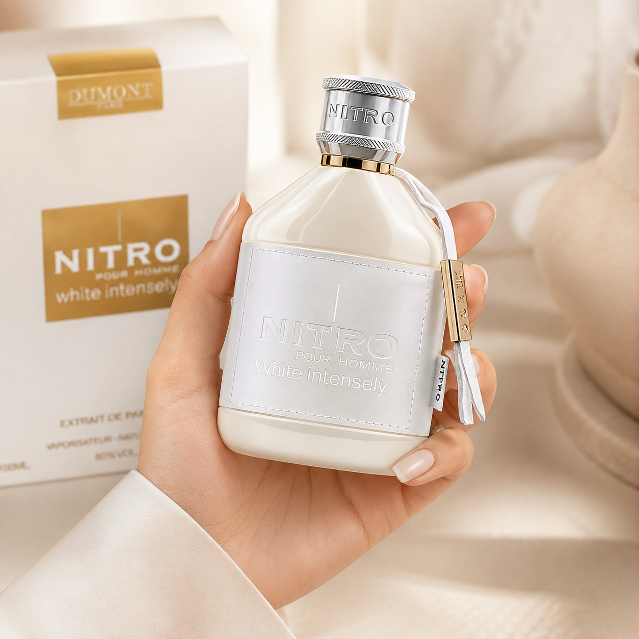 Dumont Nitro White Intensely Extrait De Parfum For Unisex 3.4 Ounce