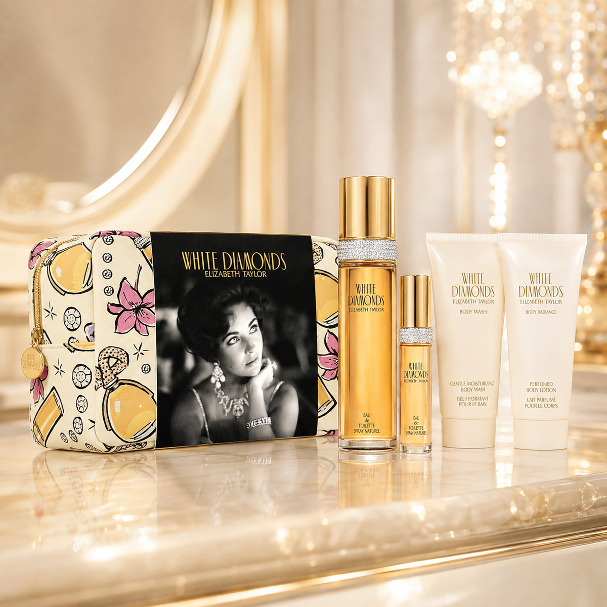Elizabeth Taylor White Diamonds 4-Piece Gift Set for Women