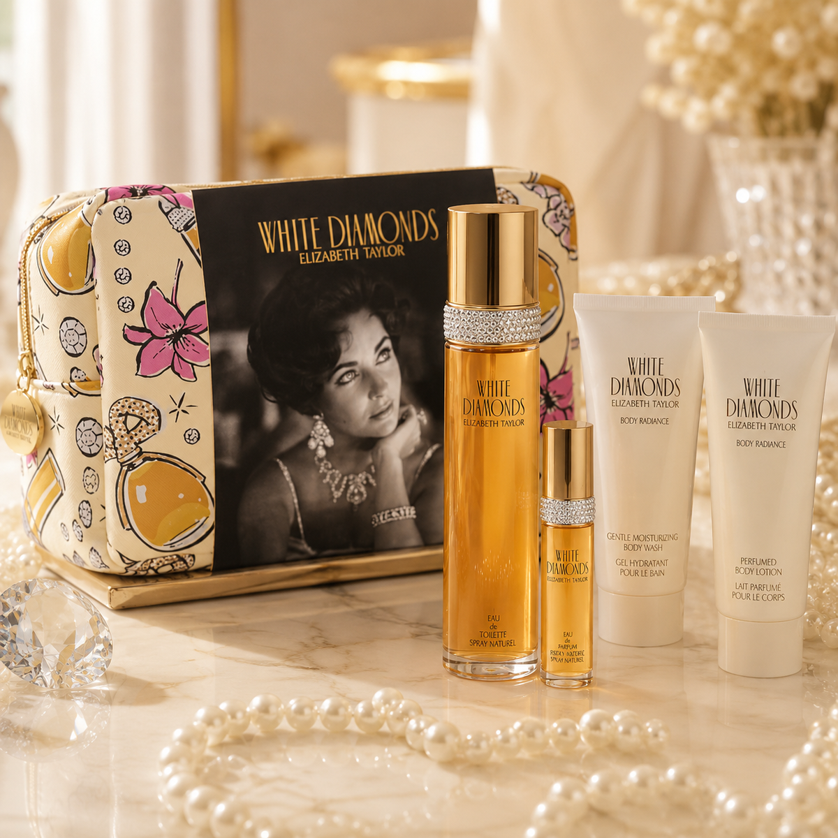 Elizabeth Taylor White Diamonds 4-Piece Gift Set for Women