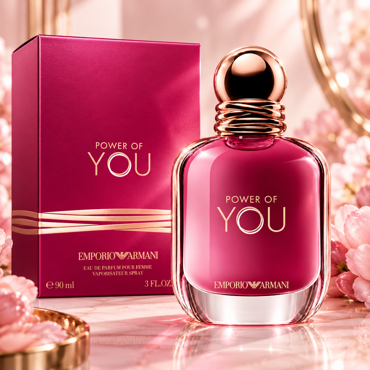 Emporio Armani Power of You Eau de Parfum for Women 3.0 Ounce