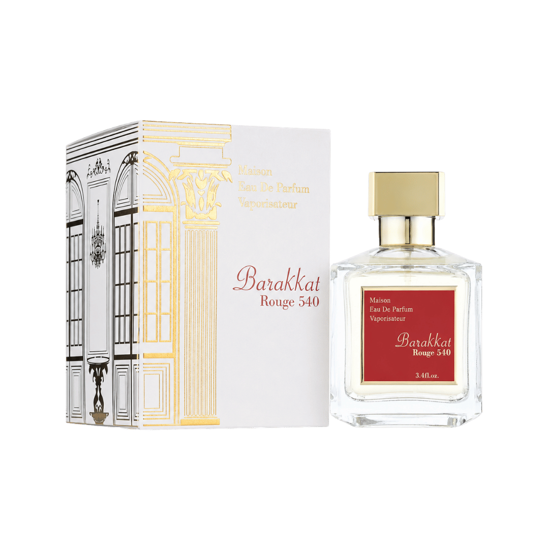 Fragrance World Barakkat Rouge 540 White Eau de Parfum for Unisex 3.4 Ounce