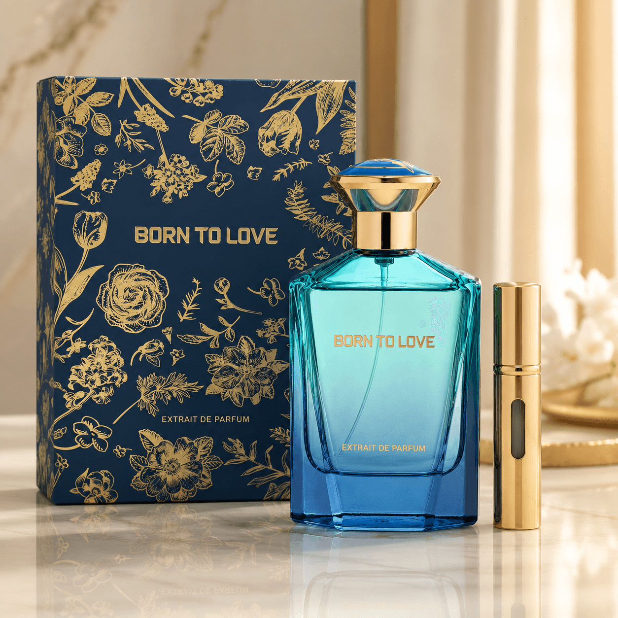 Fragrance Story Born To Love Extrait De Parfum Spray For Men 3.4 Ounce