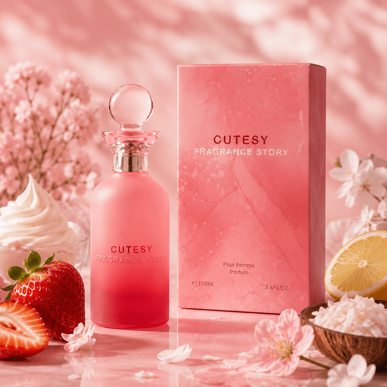 Fragrance Story Cutesy Eau De Parfum Spray For Women 3.4 Ounce