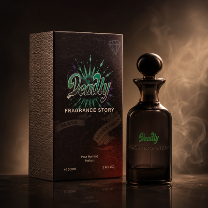 Fragrance Story Deadly Men Eau De Parfum Spray For Men 3.4 Ounce