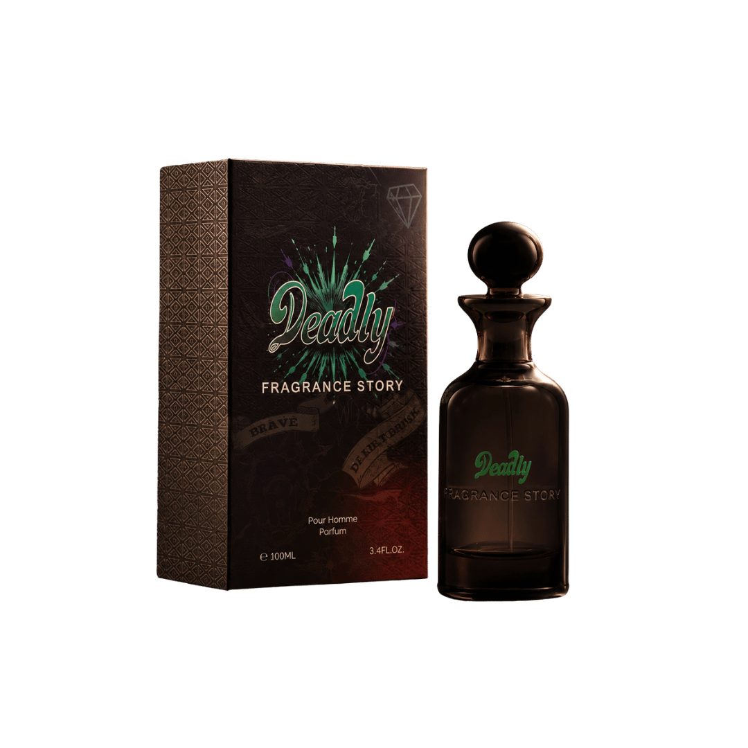 Fragrance Story Deadly Men Eau De Parfum Spray For Men 3.4 Ounce